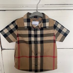 Burberry short sleeve button-up